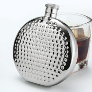 Honest Portable Simplicity 6oz Flagon Stainless Steel Hip Flask